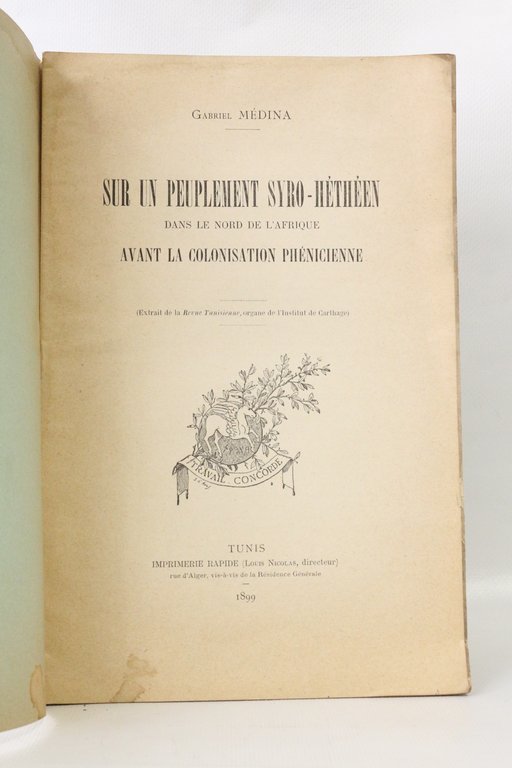 Sur un peuplement syro-héthéen dans le nord de l'Afrique avant …
