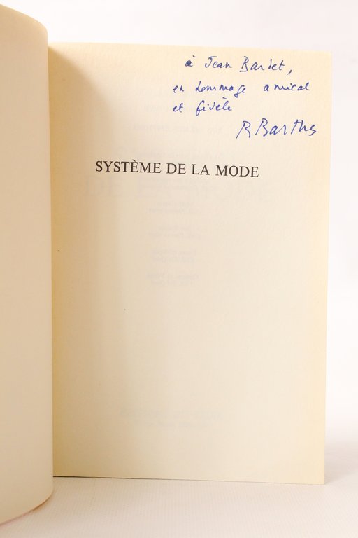 Système de la mode