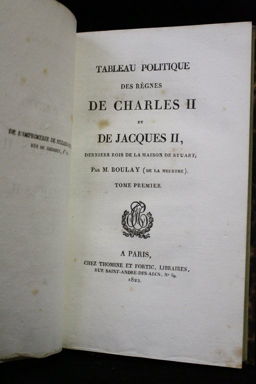 Tableau politique des règnes de Charles II et de Jacques …