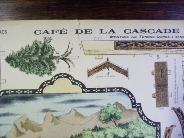 Tableaux appliqués - Grandes constructions : Café de la Cascade. …