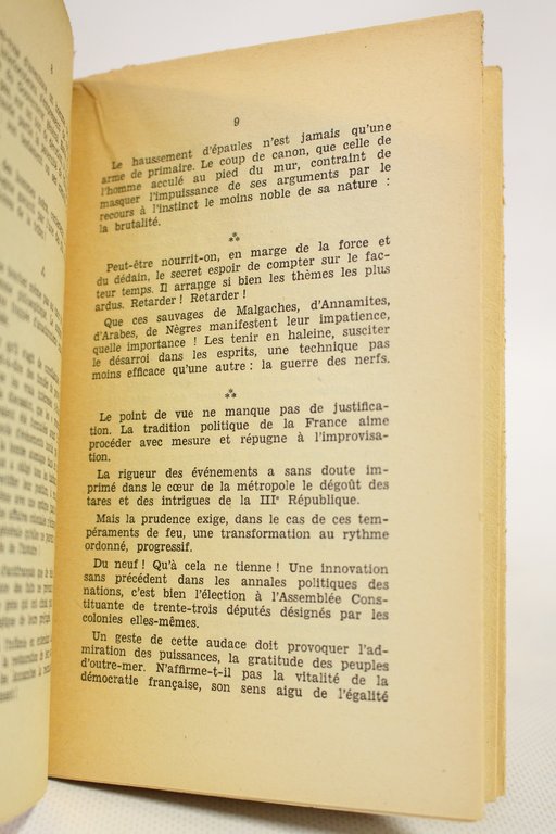 Témoignage malgache et colonialisme