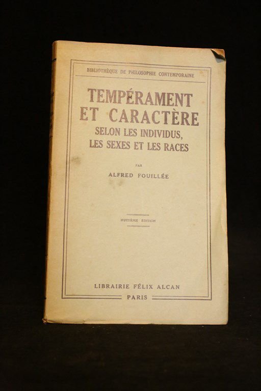 Tempérament et caractère selon les individus, les sexes et les …