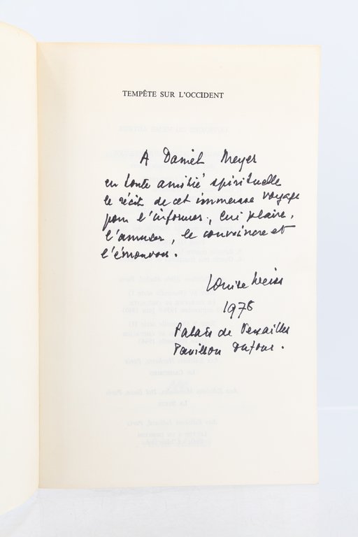 Tempête sur l'occident 1945-1975.