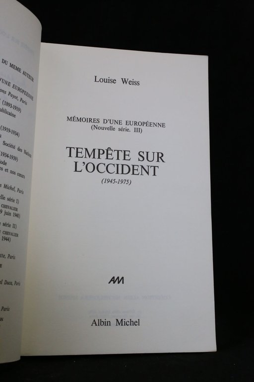 Tempêtes sur l'occident 1945-1975