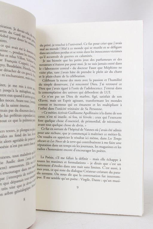 Terre océane, oeuvre poétique