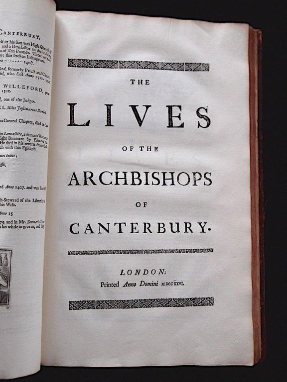 The history and antiquities of the cathedral church of Canterbury, …