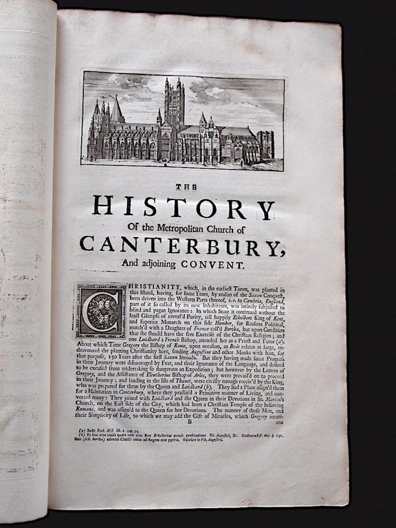 The history and antiquities of the cathedral church of Canterbury, …