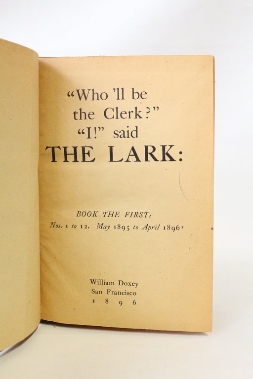 The Lark, série complète des numéros 1 à 24