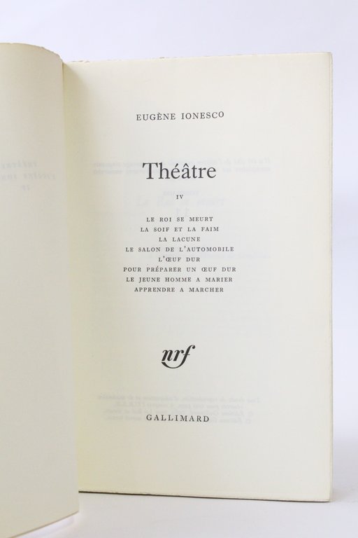 Théâtre IV