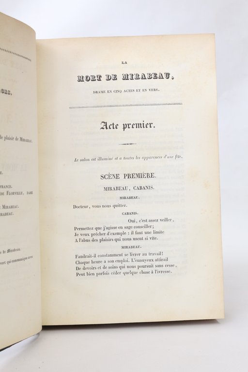 Théâtre politique : La mort de Mirabeau. / La mort …