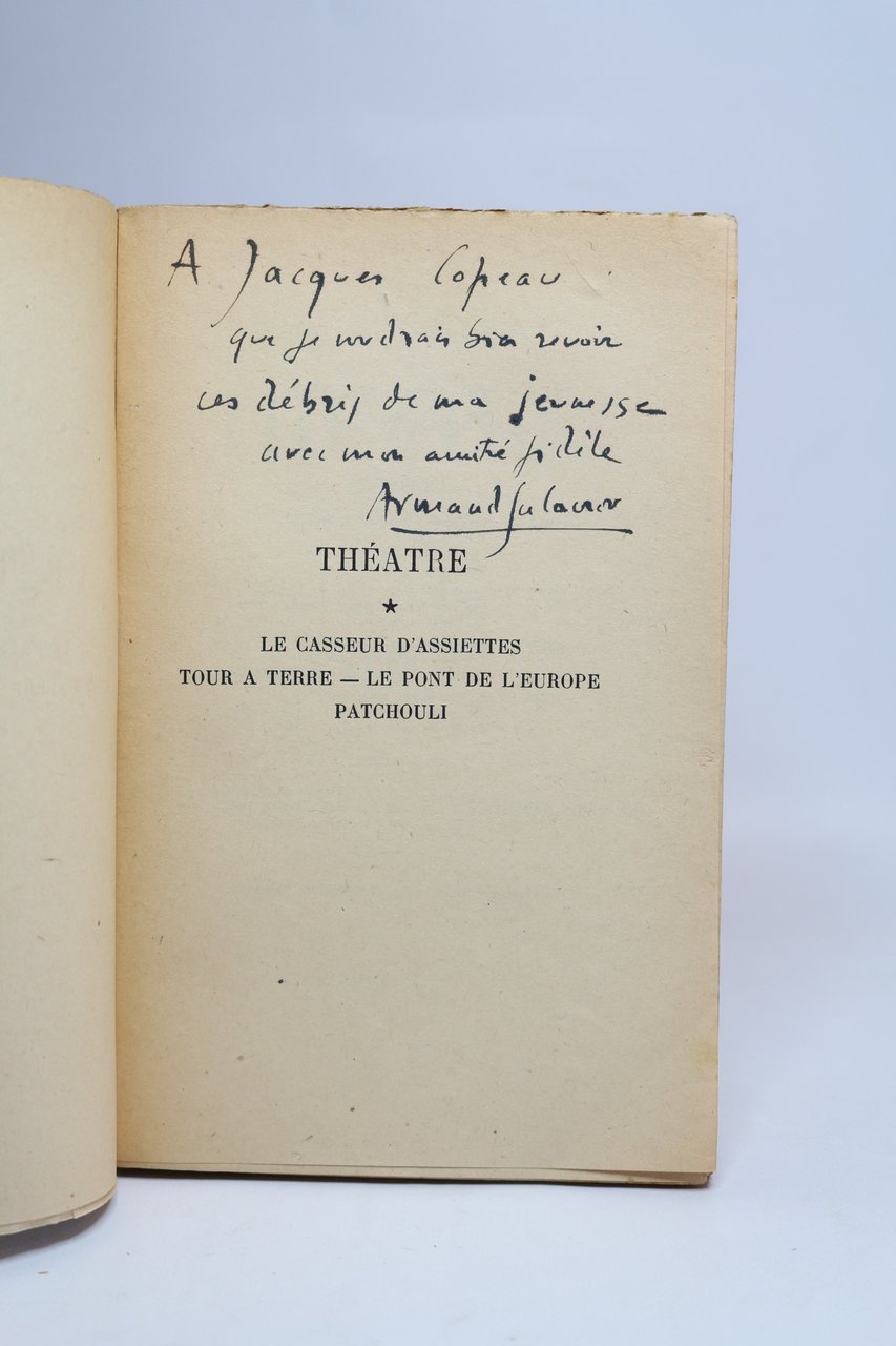 Théâtre Volume I : Le casseur d'assiettes - Tour à …