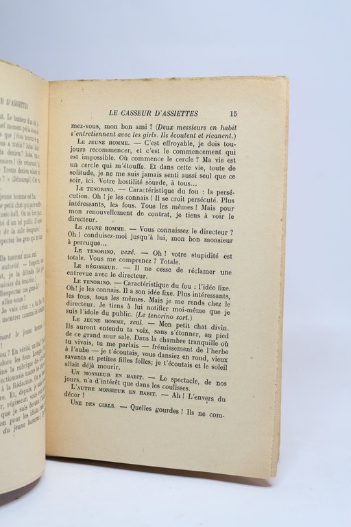 Théâtre Volume I : Le casseur d'assiettes - Tour à …