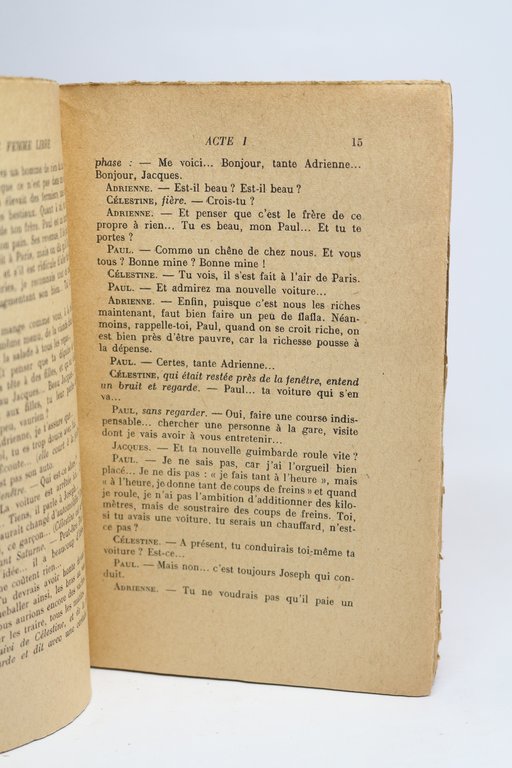 Théâtre Volume III : Une femme libre - L'inconnue d'Arras …