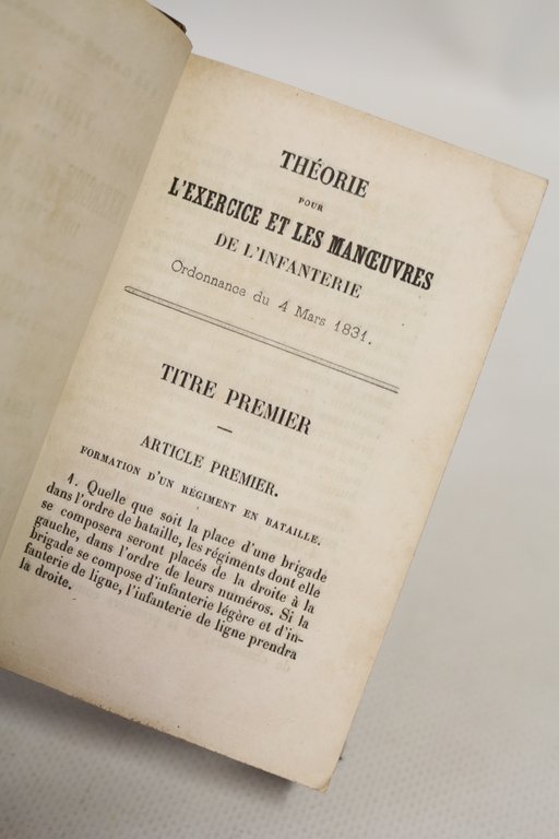 Théorie pour l'exercice et les manoeuvres de l'infanterie. Ordonnance du …