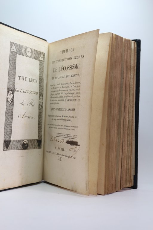 [FRANC-MACONNERIE] Thuileur des trente-trois degrés de l'écossisme du rit ancien, …