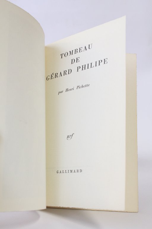 Tombeau de Gérard Philippe