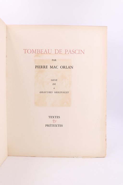Tombeau de Pascin