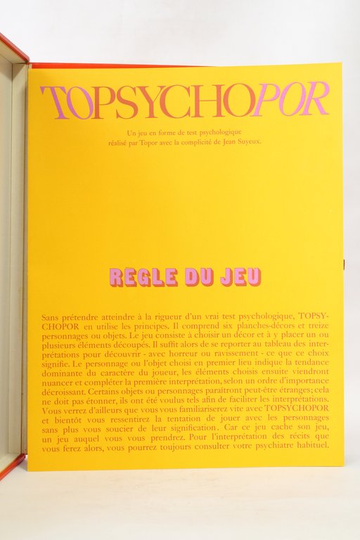 Topsychopor - Jeu en forme de test psychologique