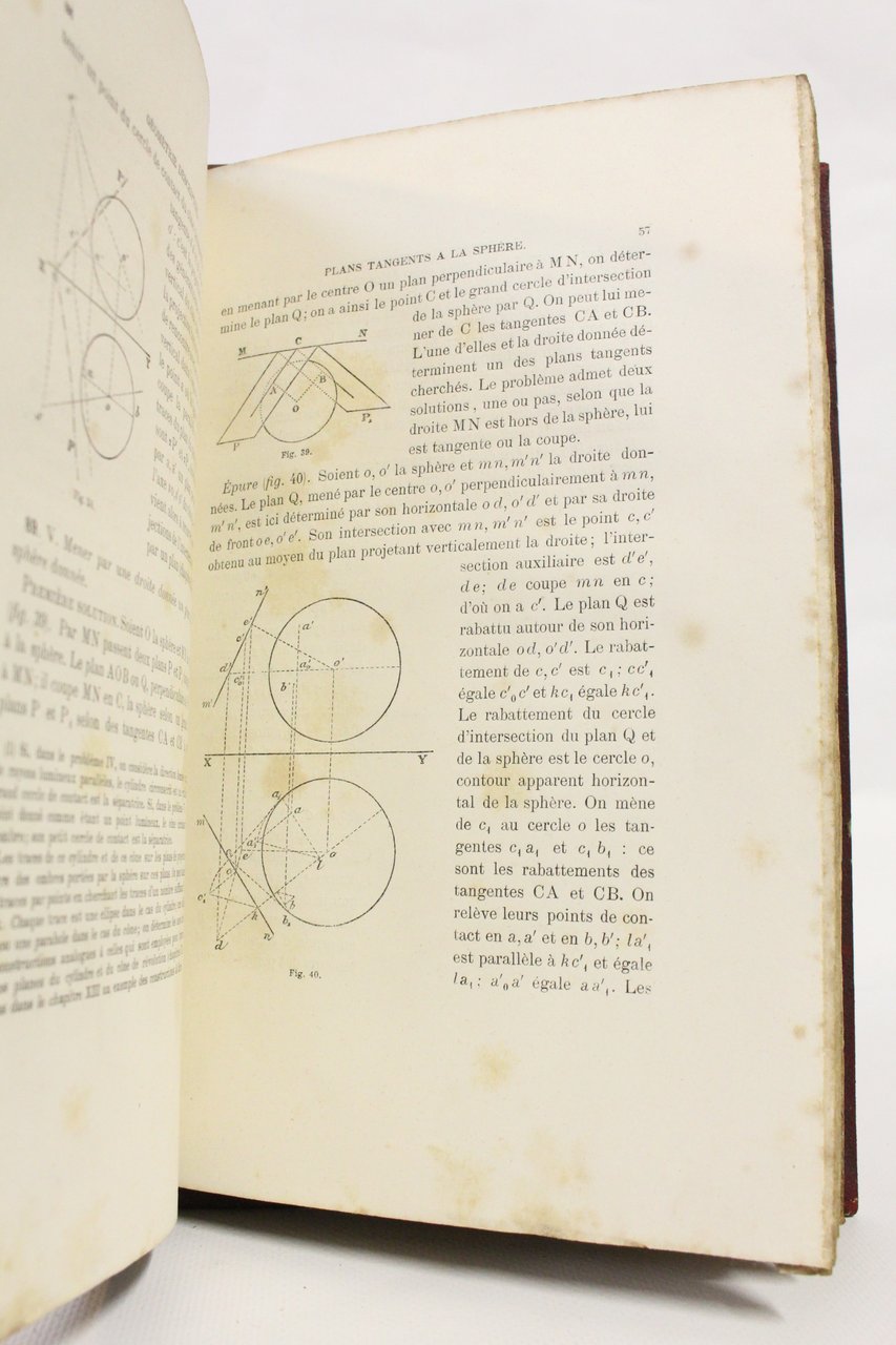 Traité de géométrie descriptive pour l'enseignement secondaire classique. Supplément au …