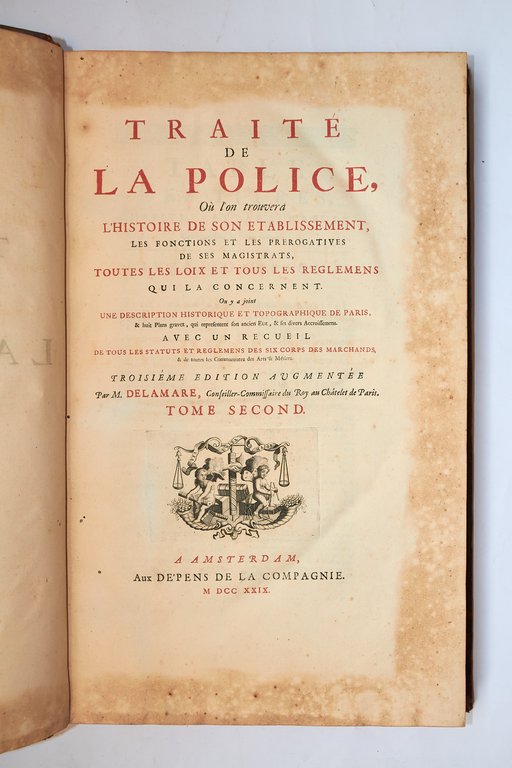 Traité de la police, Où l'on trouvera l'Histoire de son …