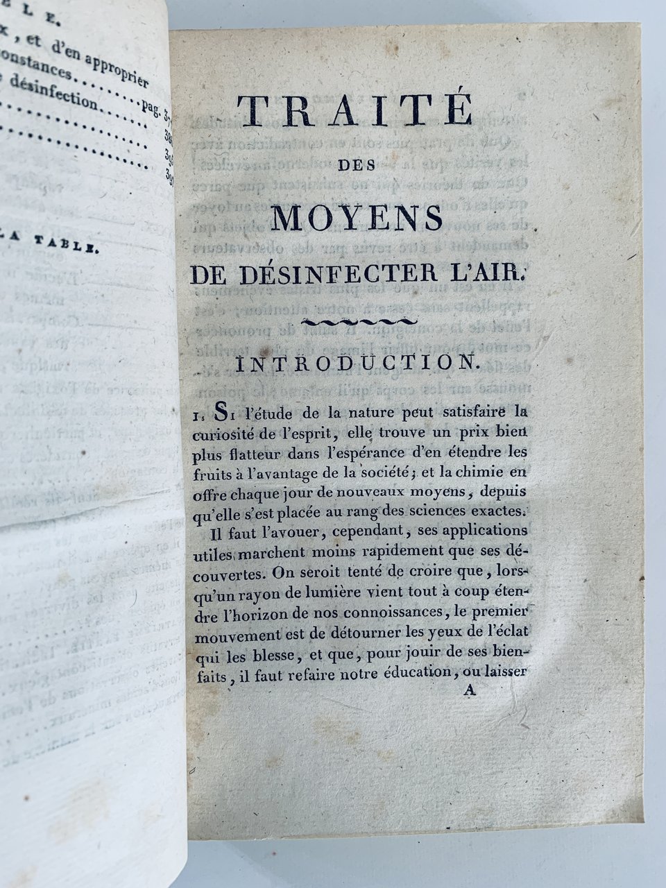 Traité des moyens de desinfecter l'air