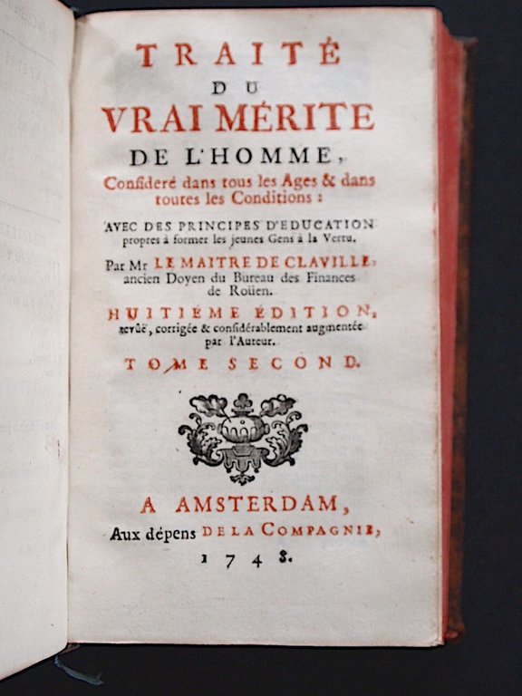 Traité du vrai mérite de l'homme