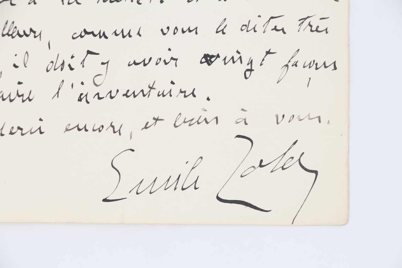 Très importante lettre autographe signée inédite adressée à Léon Carbonnaux …