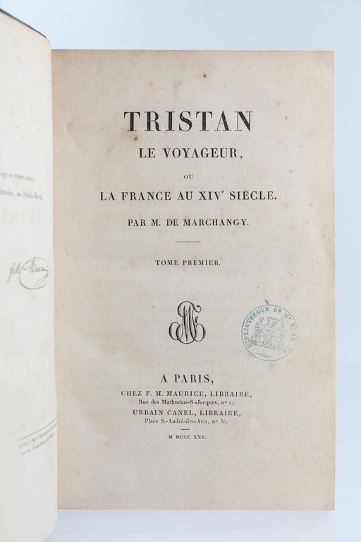 Tristan le voyageur ou la France au XIVe siècle