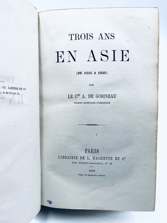 Trois ans en Asie