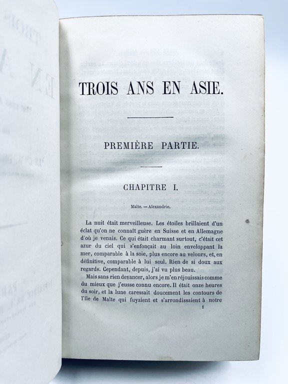 Trois ans en Asie