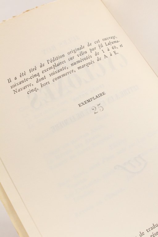 Trois cyclones suivis de Lettre à un enfant de lumière