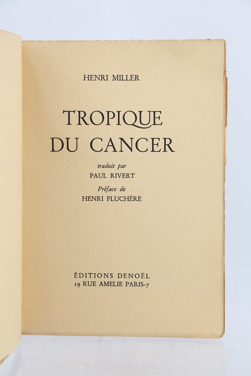 Tropique du cancer