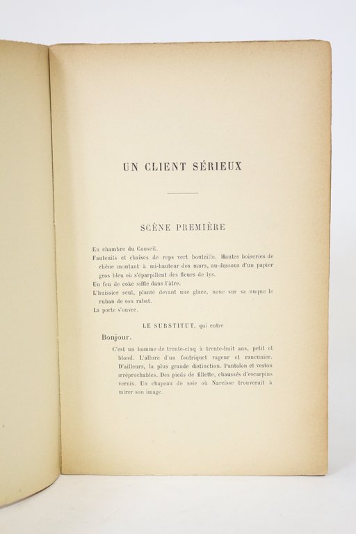 Un client sérieux