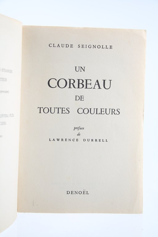 Un Corbeau de toutes Couleurs