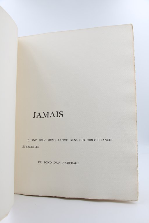 Un coup de dés jamais n'abolira le hasard
