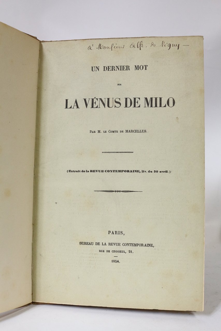 Un dernier mot sur la Vénus de Milo