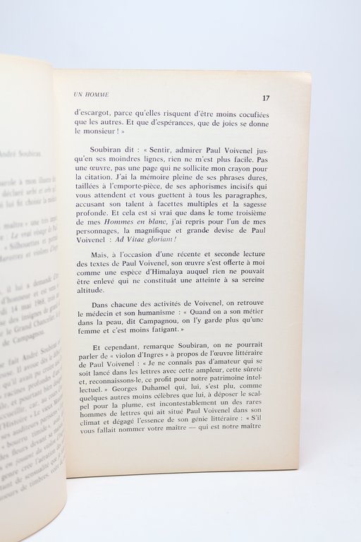 Un homme. Etais-je lui ? Etait-il moi ?