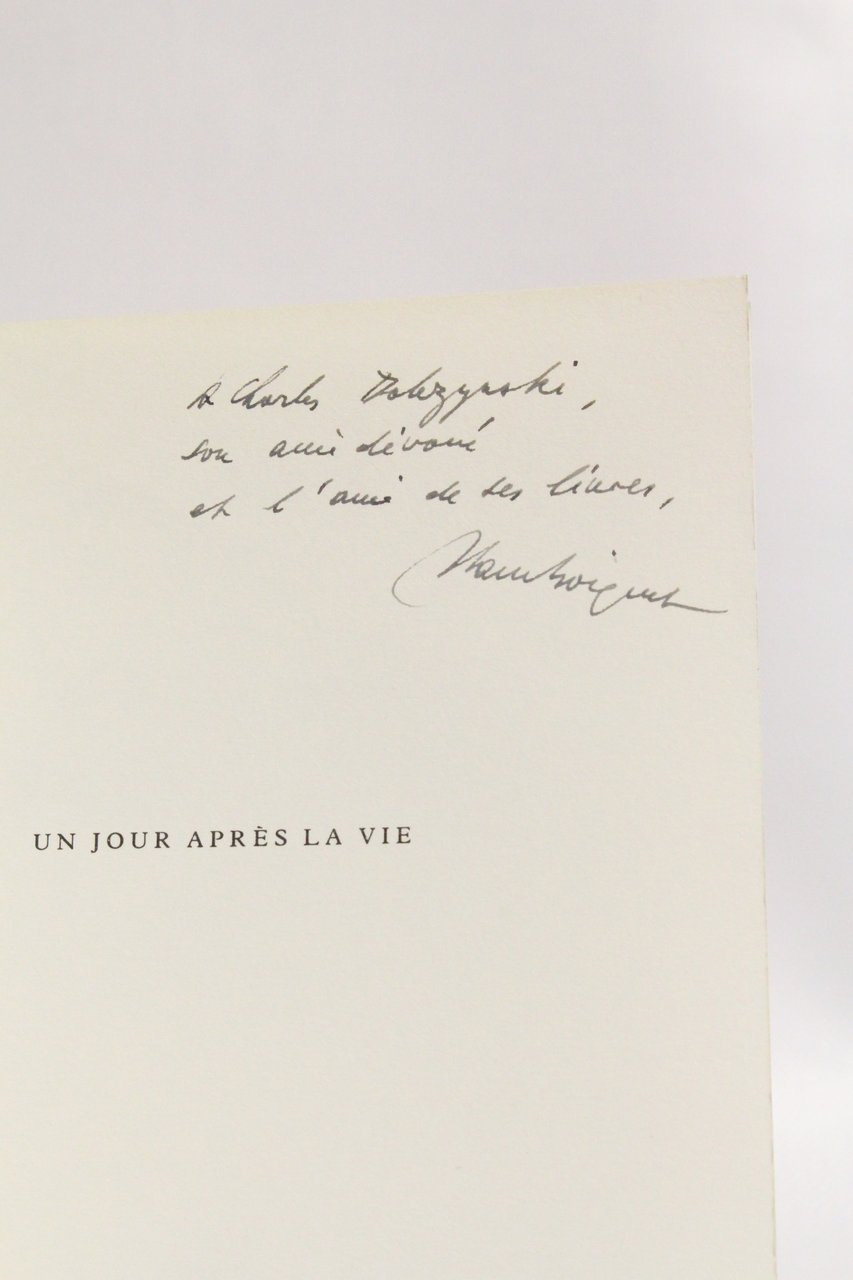 Un jour après la vie