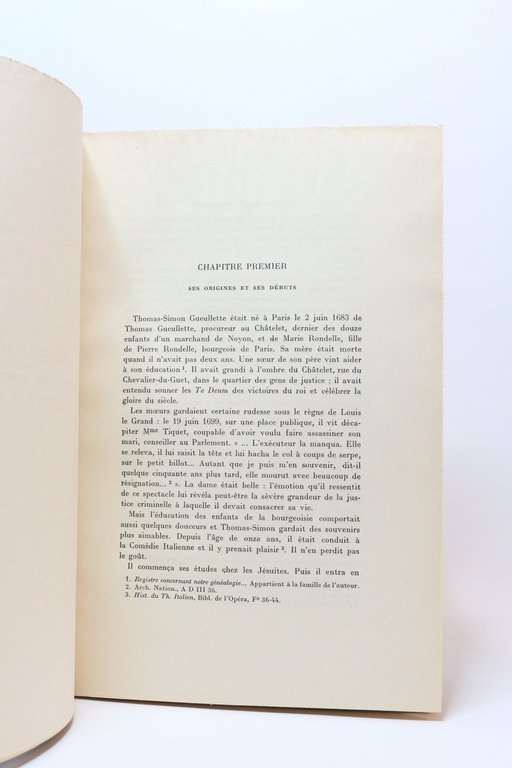 Un magistrat du XVIIIème siècle, ami des lettres, du théâtre …
