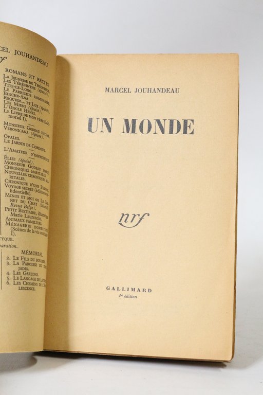 Un monde