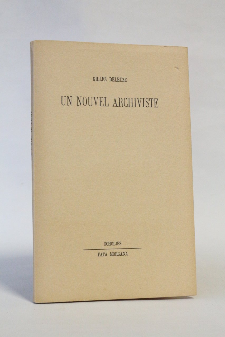 Un nouvel archiviste
