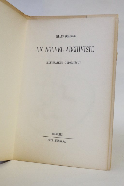 Un nouvel archiviste