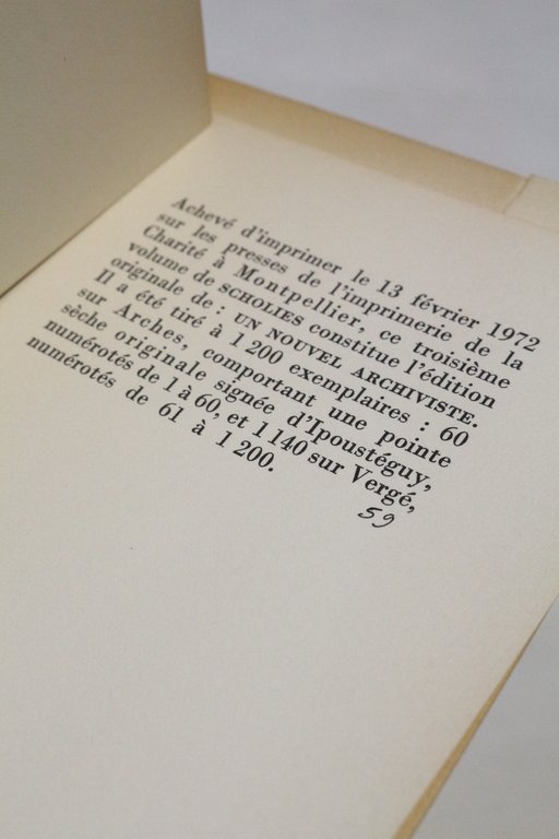 Un nouvel archiviste