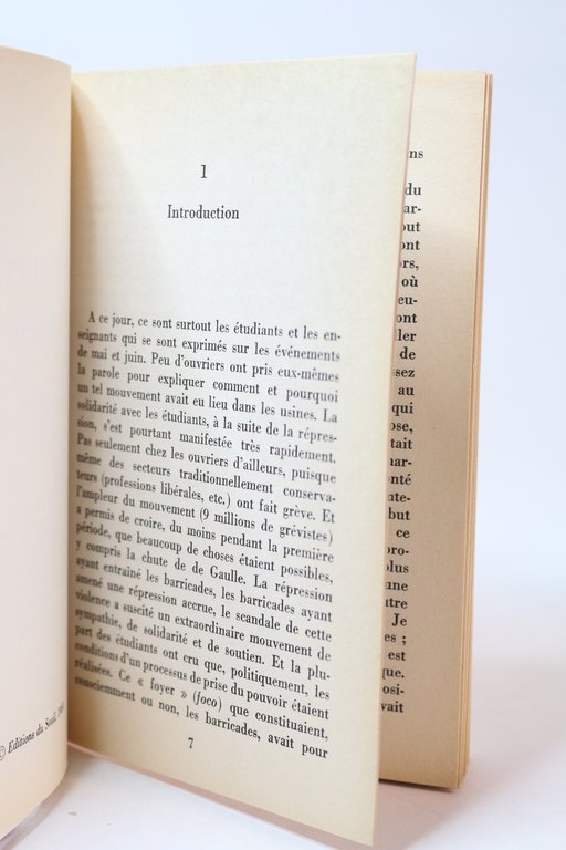 Un ouvrier parle