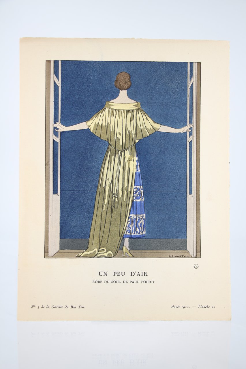 Un peu d'air. Robe du soir, de Paul Poiret (pl.21, …