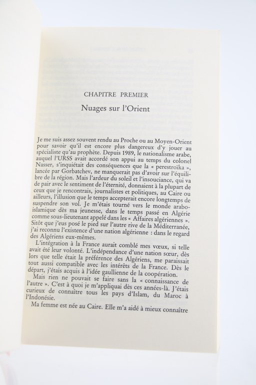 Une certaine Idée de la République m'amène à.