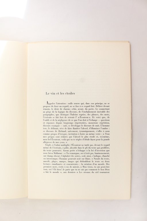 Une création contrôlée