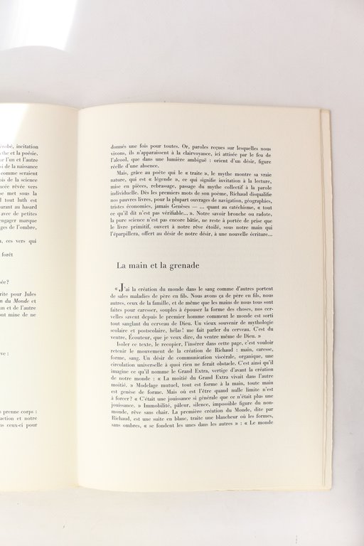 Une création contrôlée