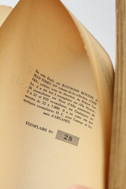 Une étude sur Raymond Roussel