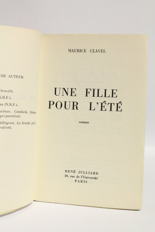 Une fille pour l'été